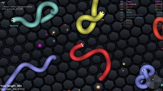 Slitherio Gameplay [upl. by Guildroy318]