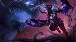 LOL  Skin Shyvana llama oscura  Darkflame Shyvana [upl. by Brittani893]