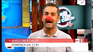 Quelli che il calcio  Domenica 20 marzo alle 1345 su Rai2 [upl. by Monarski723]