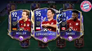 Full FC Bayern Munich Squad Builder Lewandowski Muller Davies  FIFA Mobile 22 [upl. by Albarran]