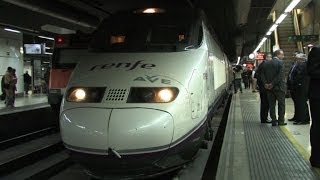 Francia y España unidas por trenes de alta velocidad [upl. by Annanhoj]