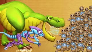 Kick The Buddy Best Game Antistress  9999 Baby Buddy vs Dinosaur Grand Prix [upl. by Ranit]