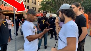 Kirk Franklin Confronts Street Preacher and Instantly Regrets It [upl. by Ertnod]