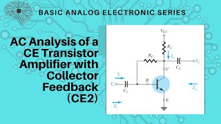 AC Analysis of CE amplifier with Collector Feedback [upl. by Uba622]