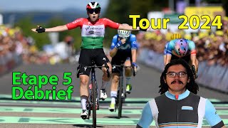 🚴‍♂️Tour de France Femmes 2024🇫🇷  Etape 5 Débrief Vollering Newiadoma Kerbaol Garcia [upl. by Sedrul168]