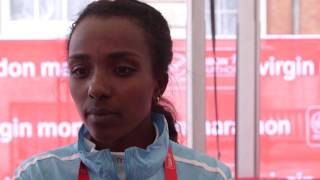 quotIt was a competitive racequot  Tirunesh Dibaba [upl. by Voletta]