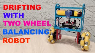 Drifting with a balancing robot [upl. by Troc975]