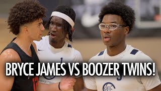 Bryce James TAKES ON Boozer Twins in NEXT GEN HOOPERS SHOWDOWN [upl. by Faustena]