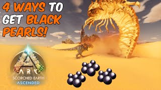 4 Ways To Get BLACK PEARLS on Scorched Earth in ARK Survival Ascended arksurvivalascended ark [upl. by Dnumde]