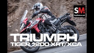 Triumph Tiger 1200 XRTXCA 2018 Prueba Moto Maxi Trail FULLHD [upl. by Rahal]