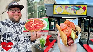 Chicago 2024  BEST Chicago Pizza amp The Wieners Circle  Chicago Food Tour  What To Do in Chicago [upl. by Araccat]