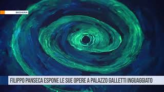 Bagheria L’artista Filippo Panseca espone le sue opere a palazzo Galletti Inguaggiato [upl. by Christine]