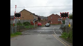 Trams at Butlers Hill Level Crossing 17th October 2022 [upl. by Marilou231]