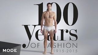 100 Years of Fashion Men ★ Glamcom [upl. by Chui]