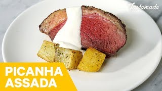 Picanha Assada ao Molho de Mostarda [upl. by Wilfrid]