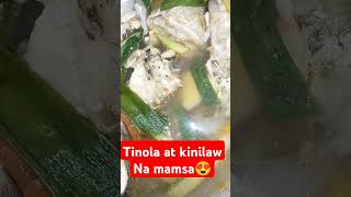 Tinola at kinilaw adayinmylife kdrama minivlog vidio [upl. by Yhtommit267]