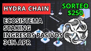 Ganancias PASIVAS con Hydra Chain Staking Novedades del Ecosistema [upl. by Renrew]