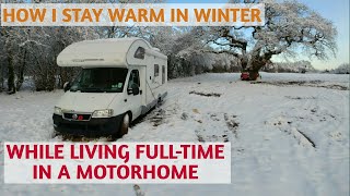 How to Survive Winter Living in a Motorhome  My Hints amp Tips [upl. by Hirz]