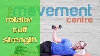 Rotator Cuff Strengthening  Side Lying External Rotation  The Movement Library  The Movement Cen [upl. by Musa921]