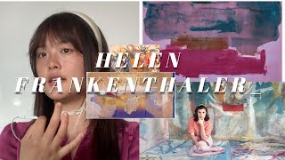 Helen Frankenthaler The Lyrical Artist Behind the Viral Pinterest Photo [upl. by Sirap]