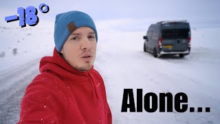 Extreme Winter Van Camping Arctic circle [upl. by Brannon390]