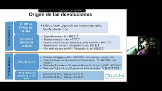 Fundamentos y novedades sobre Devoluciones y compensaciones  DIAN [upl. by Yekram]