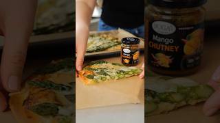 Asparagus Pizza with BUGAs Mango Chutney – A Surprising amp Delicious Combo 🍕🥭 recipe [upl. by Aryl922]