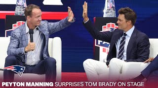 Peyton Manning Shares his Favorite Tom Brady Memories  Patriots Hall of Fame Ceremony [upl. by Feeley]