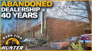 Dealership Abandoned 40yrs Ago Collier Motors AMC Private Tour  Barn Find Hunter [upl. by Hastings]