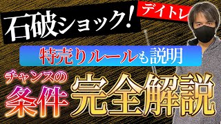 【復習解説】石破ショック！デイトレチャンスの条件と特売りルール [upl. by Giverin]