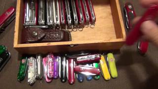 Victorinox Knife Collection Update Part 4 Jan 2017 [upl. by Ahseet]