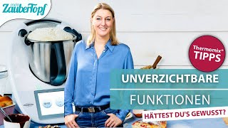 😱😍 Die 16 UNVERZICHTBAREN FUNKTIONEN deines Thermomix® [upl. by Amhsirak546]