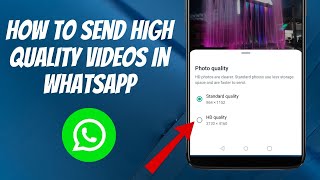 How To Send High Quality Videos On WhatsApp  NEW UPDATE 2024 [upl. by Hetti708]