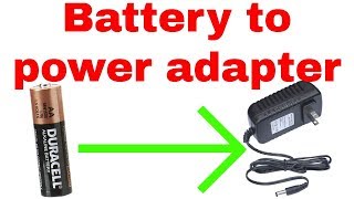 How to add power adapter to a battery powered device [upl. by Nnaid]