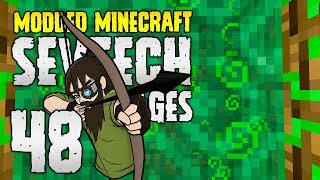 Minecraft SevTech Ages  48  HUNTING ENDER PEARLS  Modded Minecraft 1122 [upl. by Ariaic]