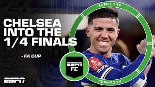 REACTION CHELSEA REACH THE LAST EIGHT OF FA CUP AFTER LEEDS WIN  ESPN FC [upl. by Darraj613]