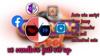 x8 sandbox full set up A to Z 🔥 carrom pool time jump  coin transfer  Auto win 🔥 [upl. by Anattar674]