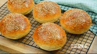 漢堡麵包 Burger Buns【琳達公主的廚房筆記】Eng Sub [upl. by Kempe]