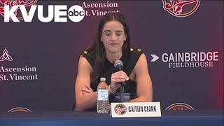 Sports reporter faces criticism after making creepy comment to Caitlin Clark [upl. by Enniotna157]