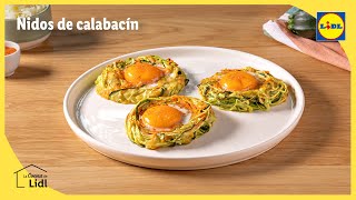 Nidos de calabacín 🥒🍳  Recetas de verduras  Lidl España [upl. by Ladnyc410]