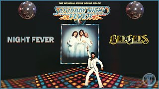 Bee Gees  quotNight Feverquot Saturday Night Fever  Dance Scene [upl. by Llehcam]