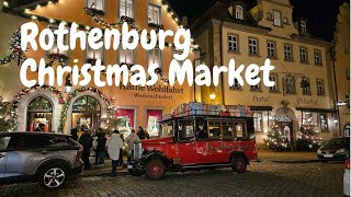 Rothenburg Christmas Market virtual tour 4K 60 FPS [upl. by Peace]