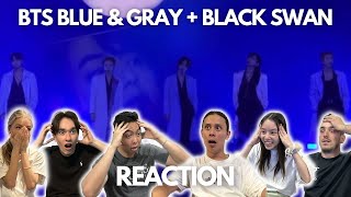 FIRST TIME EVER WATCHING BTS BLUE amp GREY  BLACK SWAN LIVE [upl. by Ilamad]