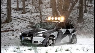 Volvo V50 T5 AWD Off Road in the Snow [upl. by Aivitnahs]