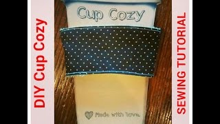 DIY Coffee Cup Sleeve [upl. by Hannahs624]