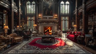 Escape from the Noisy  Find Peace by the Fire in the Castle [upl. by Cortney]