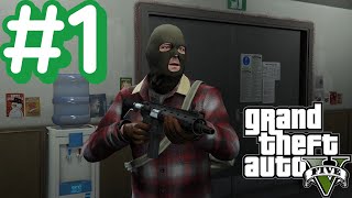 THE LUDENDORFF BANK ROBBERY  GRAND THEFT AUTO 5  PART 1 [upl. by Sandie]