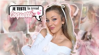 JE TESTE LA TENDANCE Coquette 🎀​ [upl. by Lerred]