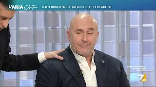 Frecciarossa fermato da Lollobrigida David Parenzo a Stefano Bandecchi quotLei ha mai fermato un [upl. by Albur813]