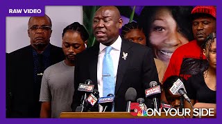 Raw video Attorney Ben Crump family of Sonya Massey speak after fatal shooting video released [upl. by Reagen]